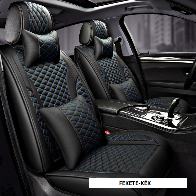 Kaufe Luxus-Auto-Leder-Sitzbezug, schwarzer Auto-Kissenbezug