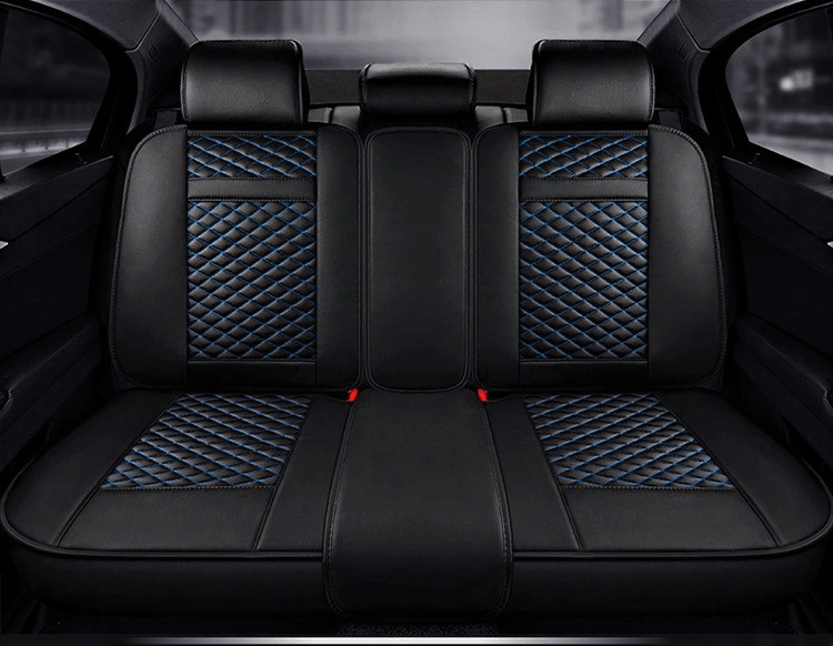 Komplettsatz Schonbezüge Sitzbezüge blau schwarz Hochwertig mit ABE  Zulassung